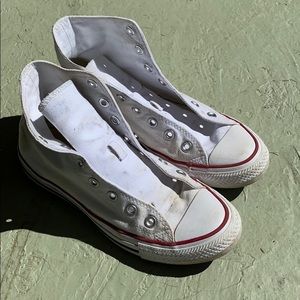 Hightop White Converse